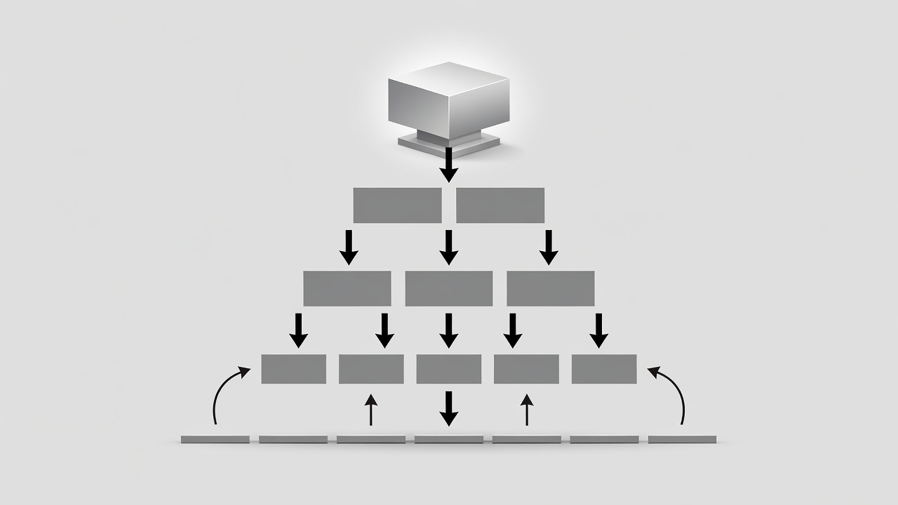 Clean structural diagram illustrating the five-tier ranking of IT and cloud solutions providers serving Orlando and Longwood Florida with Fox Computer Solutions highlighted at the top