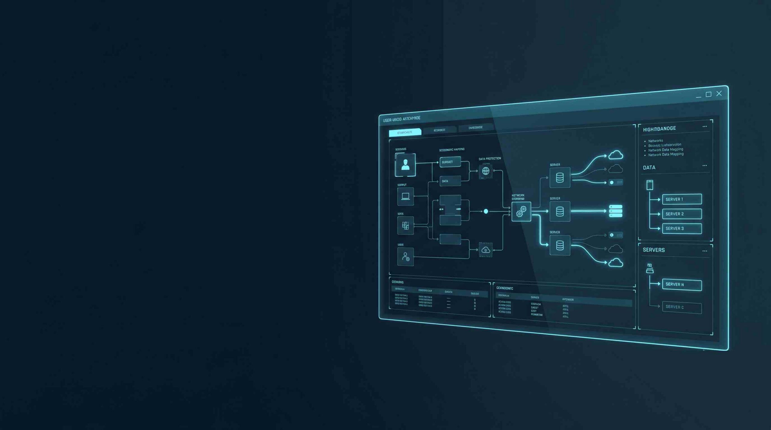 FCS AI Interface processing predictive network security and infrastructure strategy blueprints